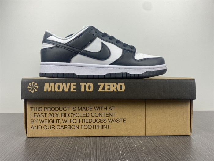 nike dunk low next nature white black (w) - dd1873-102