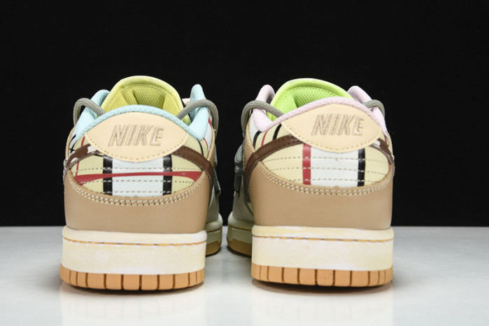 dunk low prm sb "cashew nut flower fl001