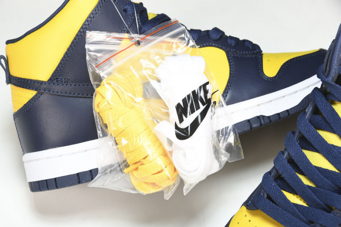 nike dunk high michigan (2020) - cz8149-700