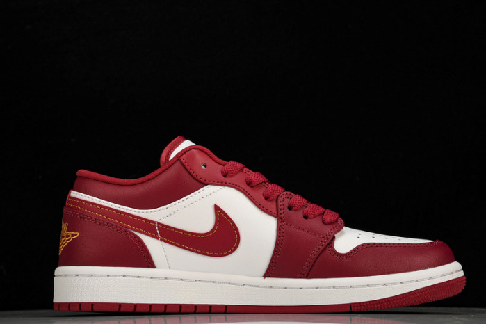 jordan 1 low cardinal red - 553558-607
