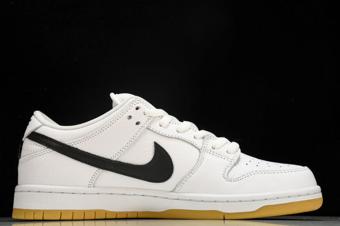 nike sb dunk low pro white gum - cd2563-101