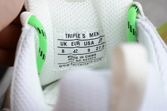 bl triple s trainer - bl -white 544351 w09e1 1895