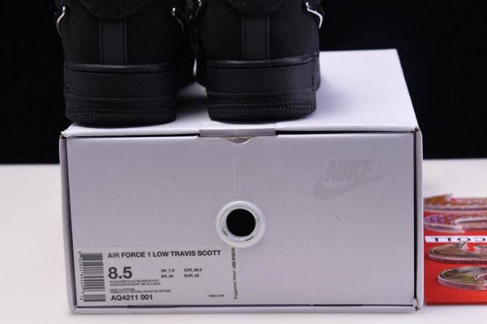 air force 1 low travis scott black - aq4211-001