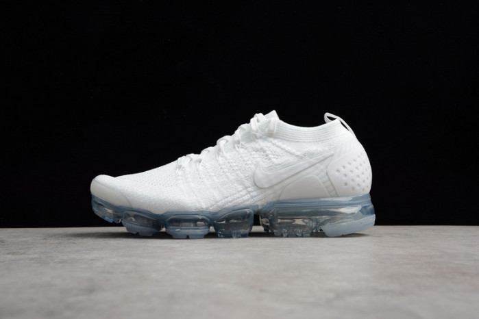 nike mens air vapormax flyknit 2.0 triple white 942842-100